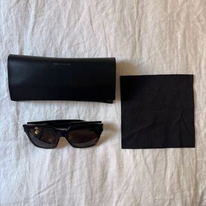 Saint Laurent Bold SL 1 black tortoise sunglasses (unisex)